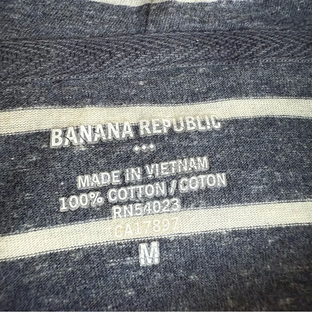 Banana Republic Striped Hoodie Shirt